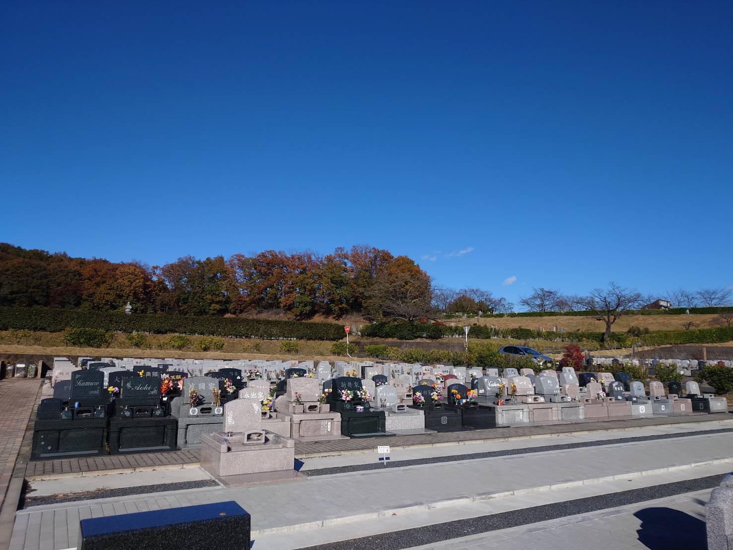 地産霊園風景